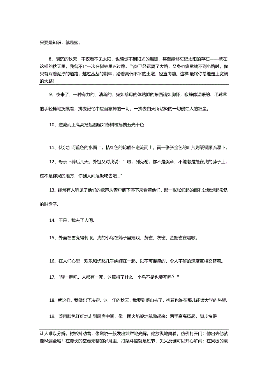 2024年高尔基童年好词好句好段摘抄.docx_第2页