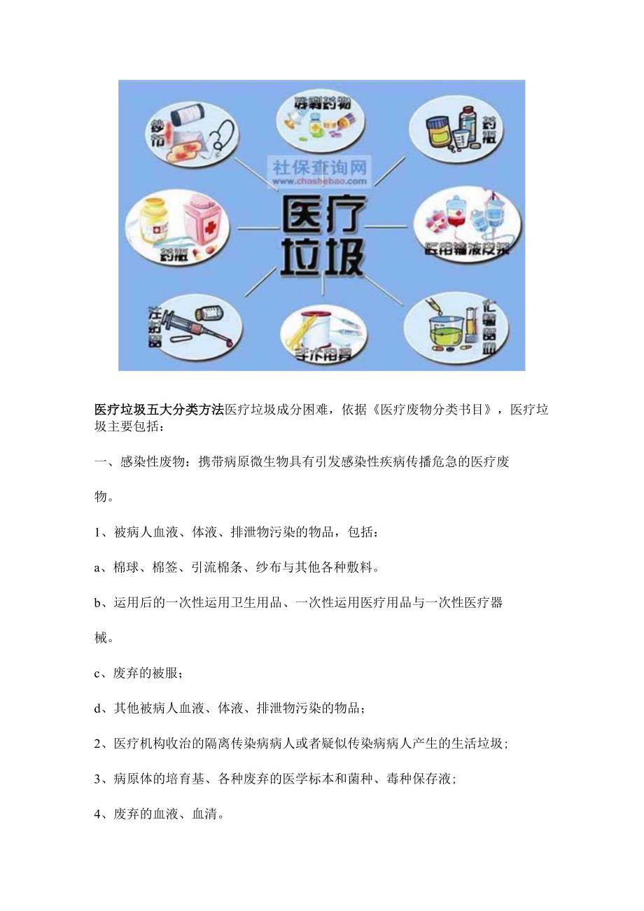 (医疗垃圾分类)与处置方法.docx_第2页