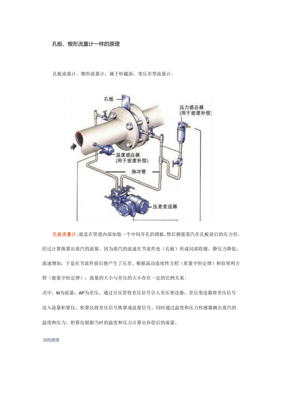 变压差型流量测量仪表：孔板流量计VS楔形流量计.docx_第1页