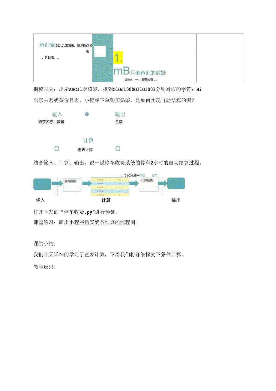 11 查表计算 教案 五下信息科技浙教版.docx_第2页