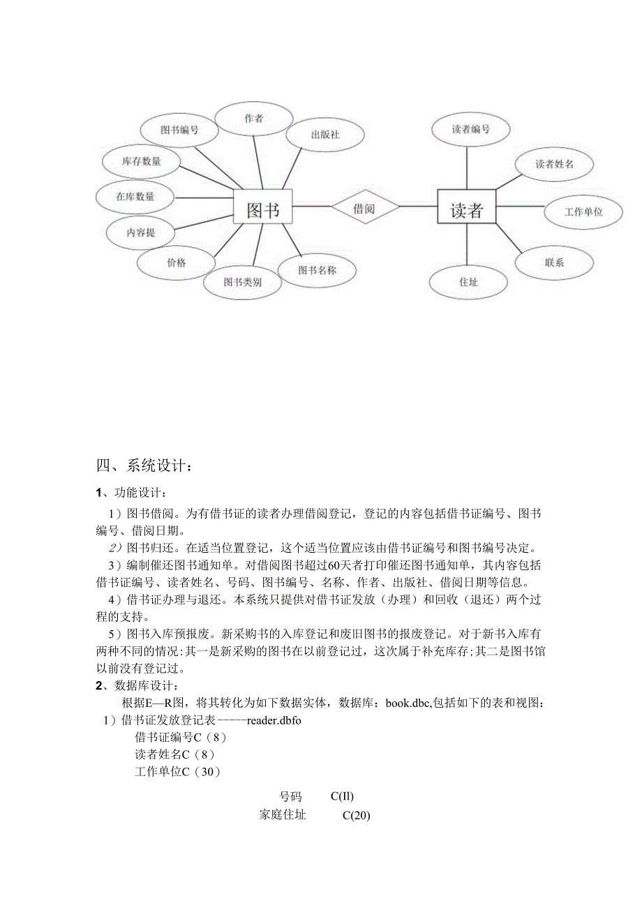 图书管理系统数据库课程设计的报告报告书.docx_第2页