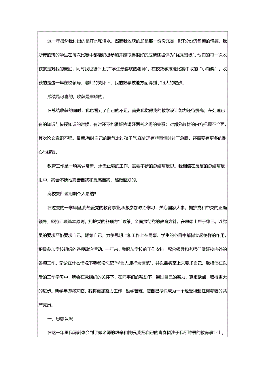 2024年高校教师试用期个人总结.docx_第3页