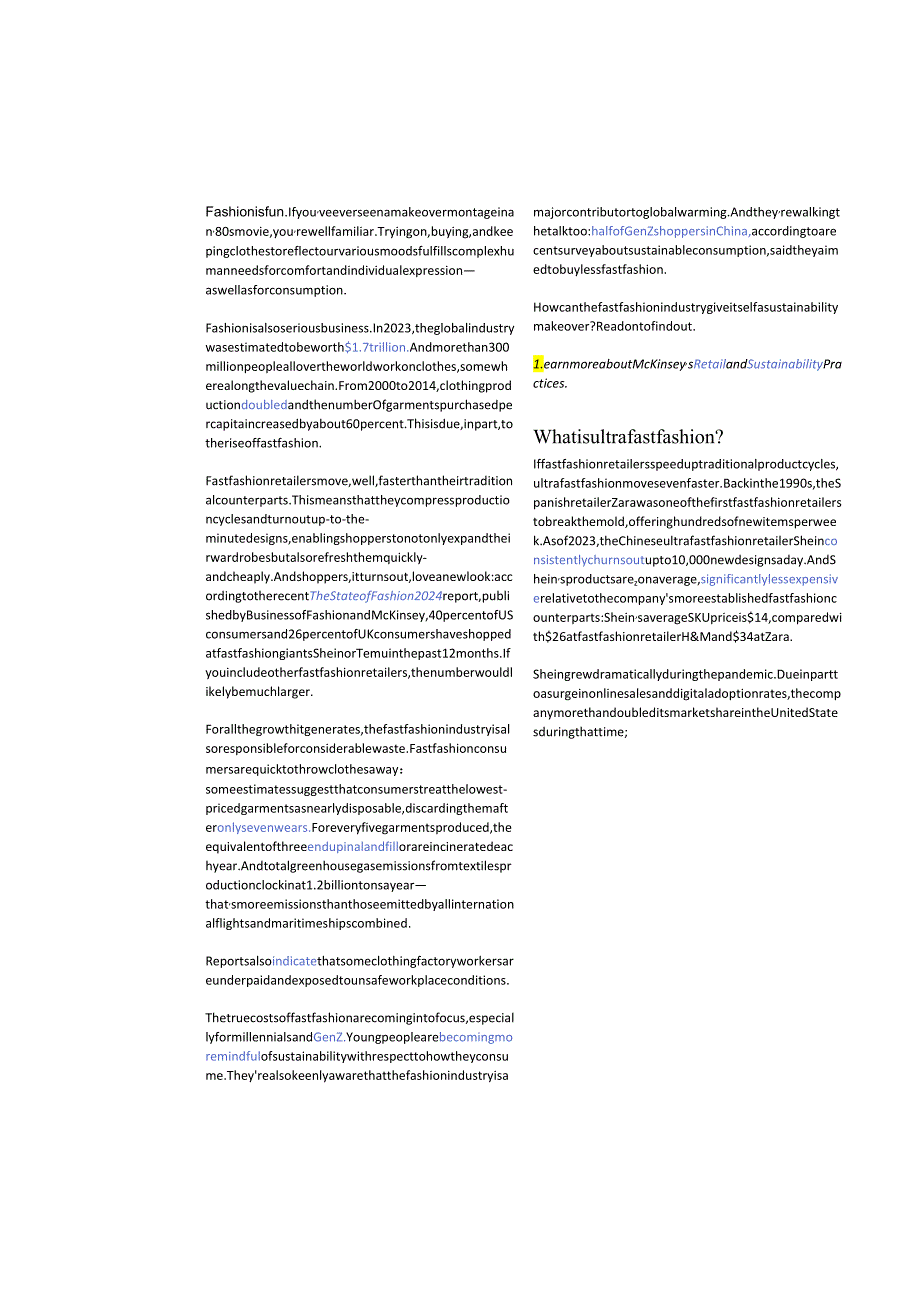 【服饰服装报告】麦肯锡-什么是快时尚？（英）.docx_第2页