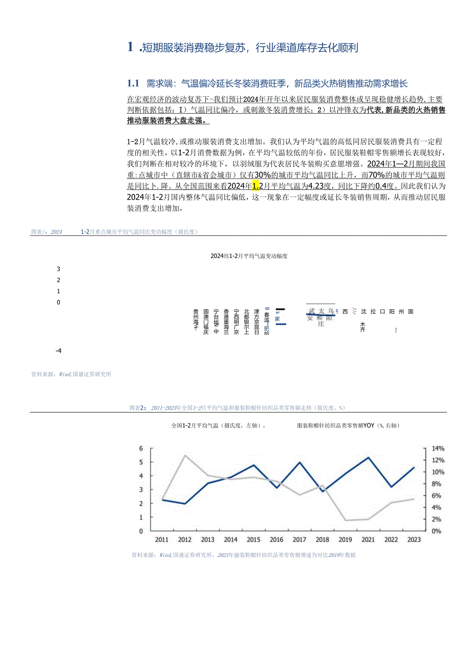 【服饰服装报告】纺织服饰行业专题研究：需求稳步复苏库存去化顺利关注优质标的-20240229-国.docx_第2页