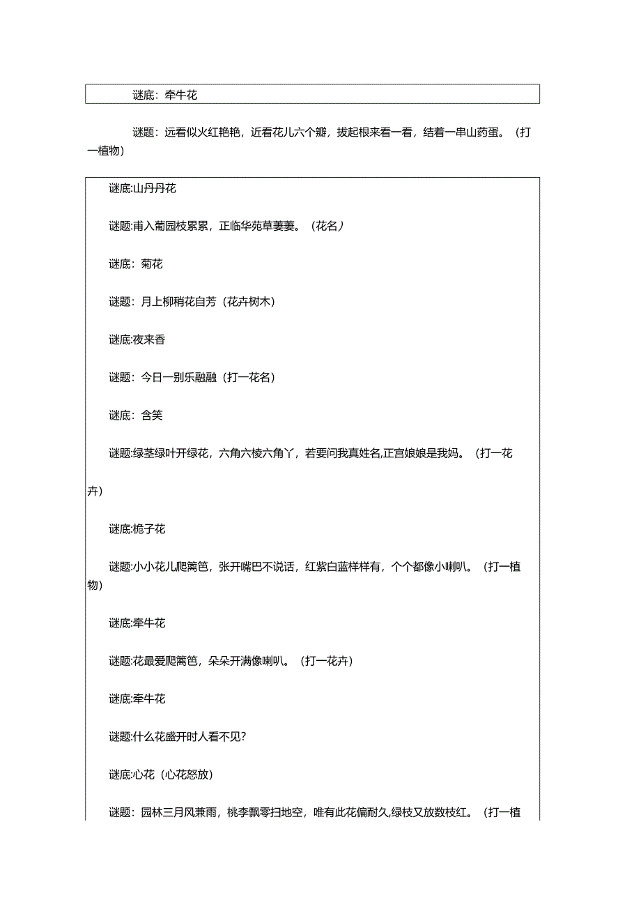 2024年鲜花的谜语及答案.docx_第2页