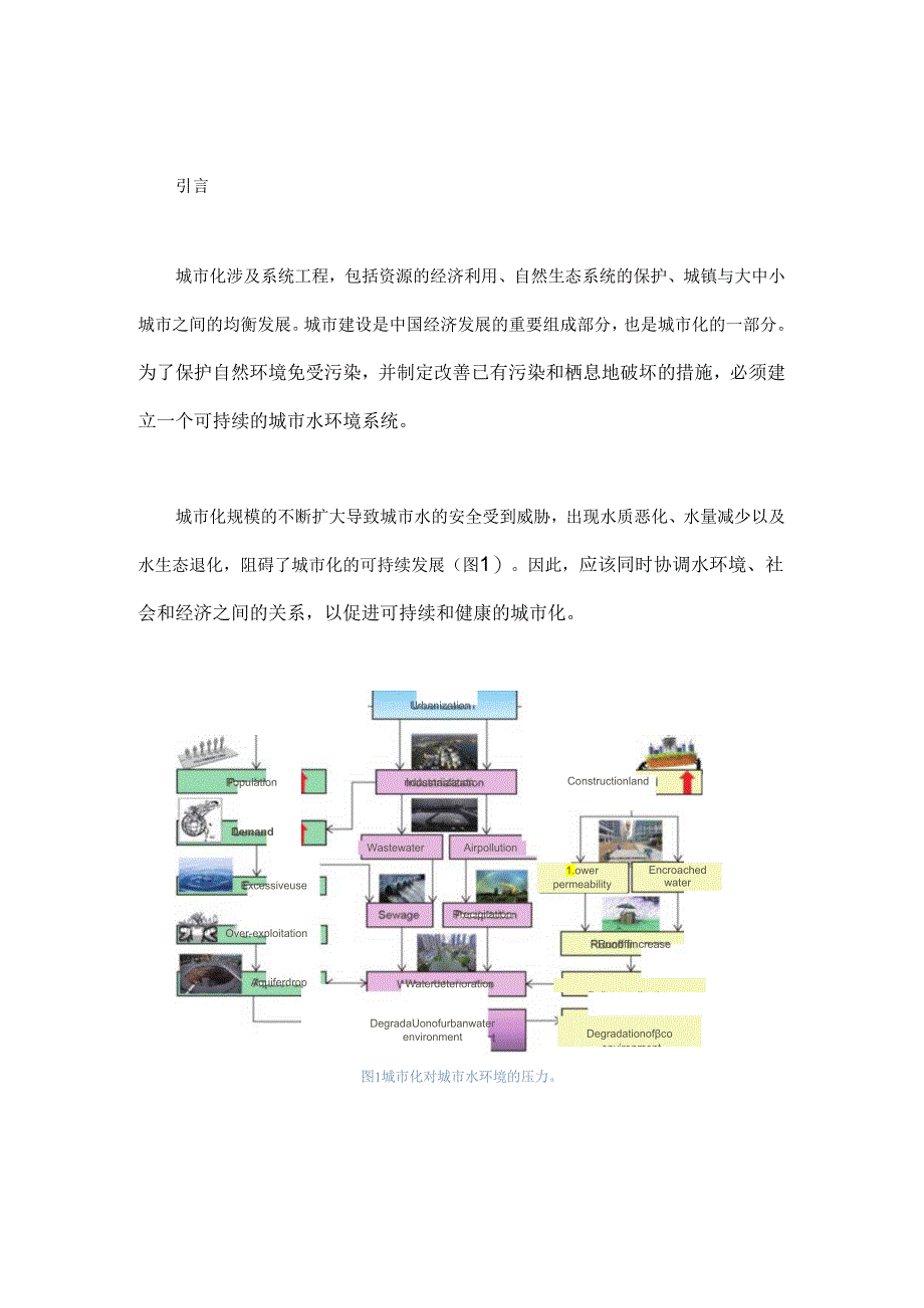 中国城市化进程中的可持续城市水环境系统方案.docx_第1页