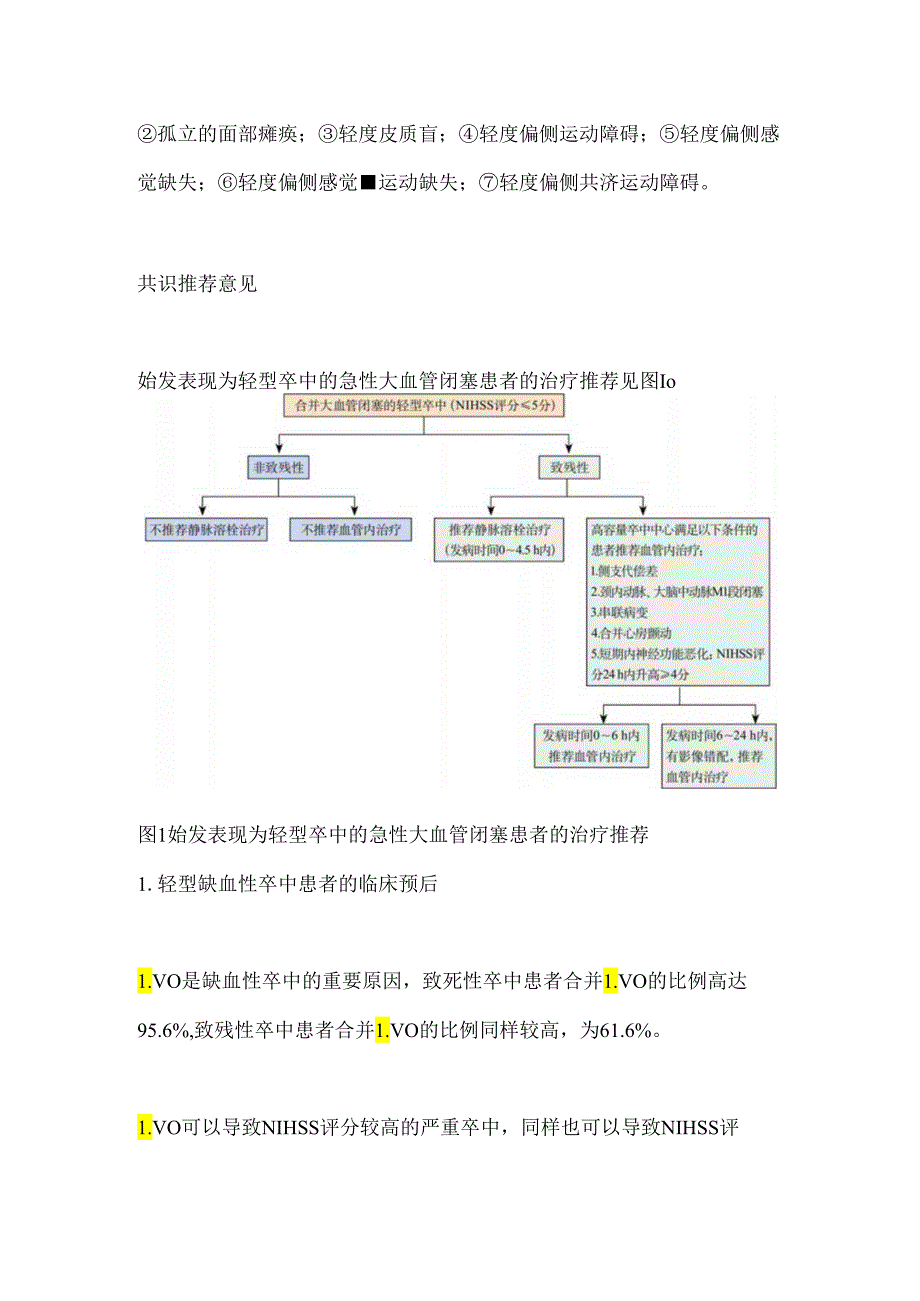 2024始发表现为轻型卒中的急性大血管闭塞治疗推荐(全文).docx_第2页