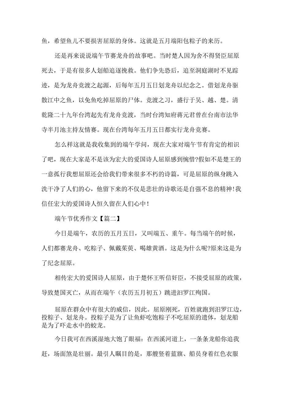 20xx端午节优秀作文最新大全.docx_第2页