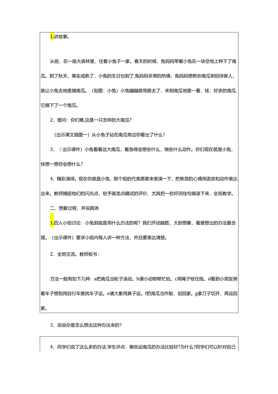 2024年小兔运南瓜教学反思.docx_第2页