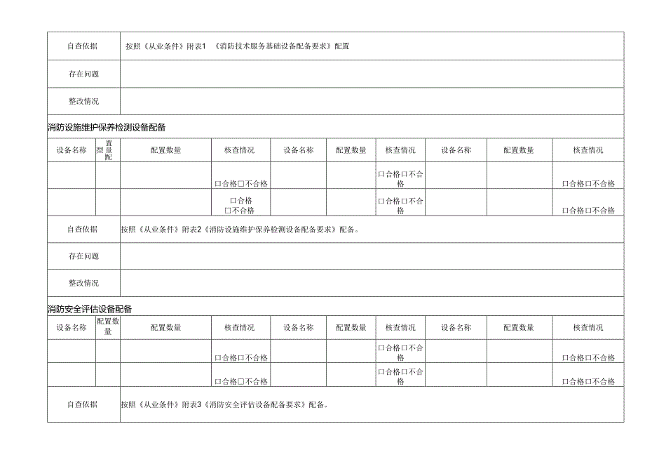 附件1：消防技术服务机构自查自纠登记表.docx_第3页