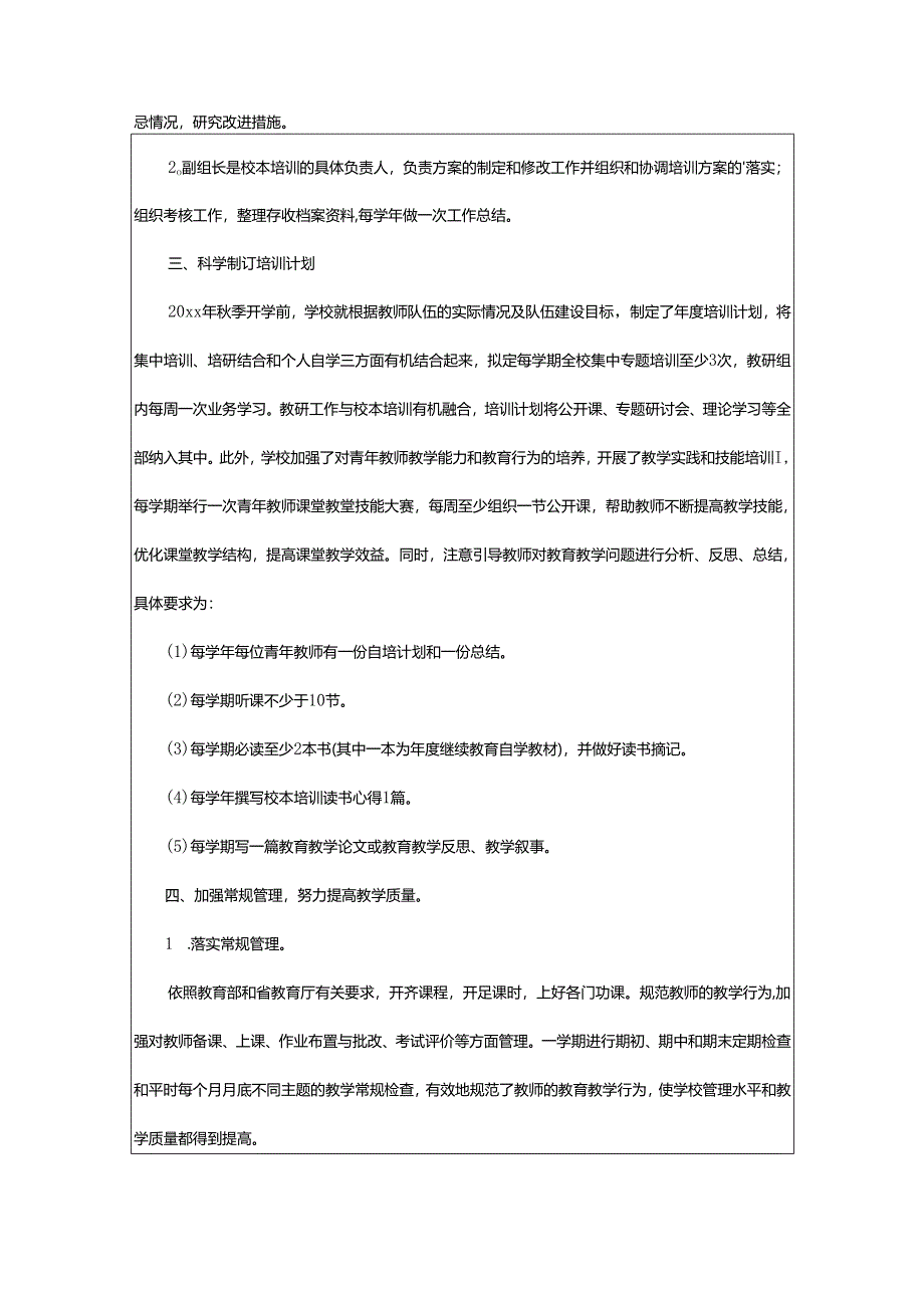 2024年学年校本培训工作总结.docx_第2页