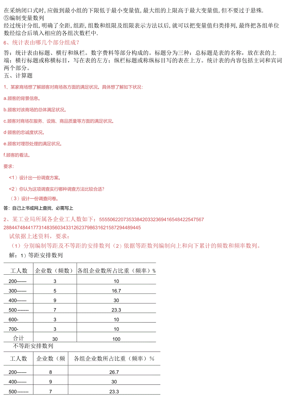 电大_2024春版最新统计学原理形成性考核册答案56908.docx_第3页