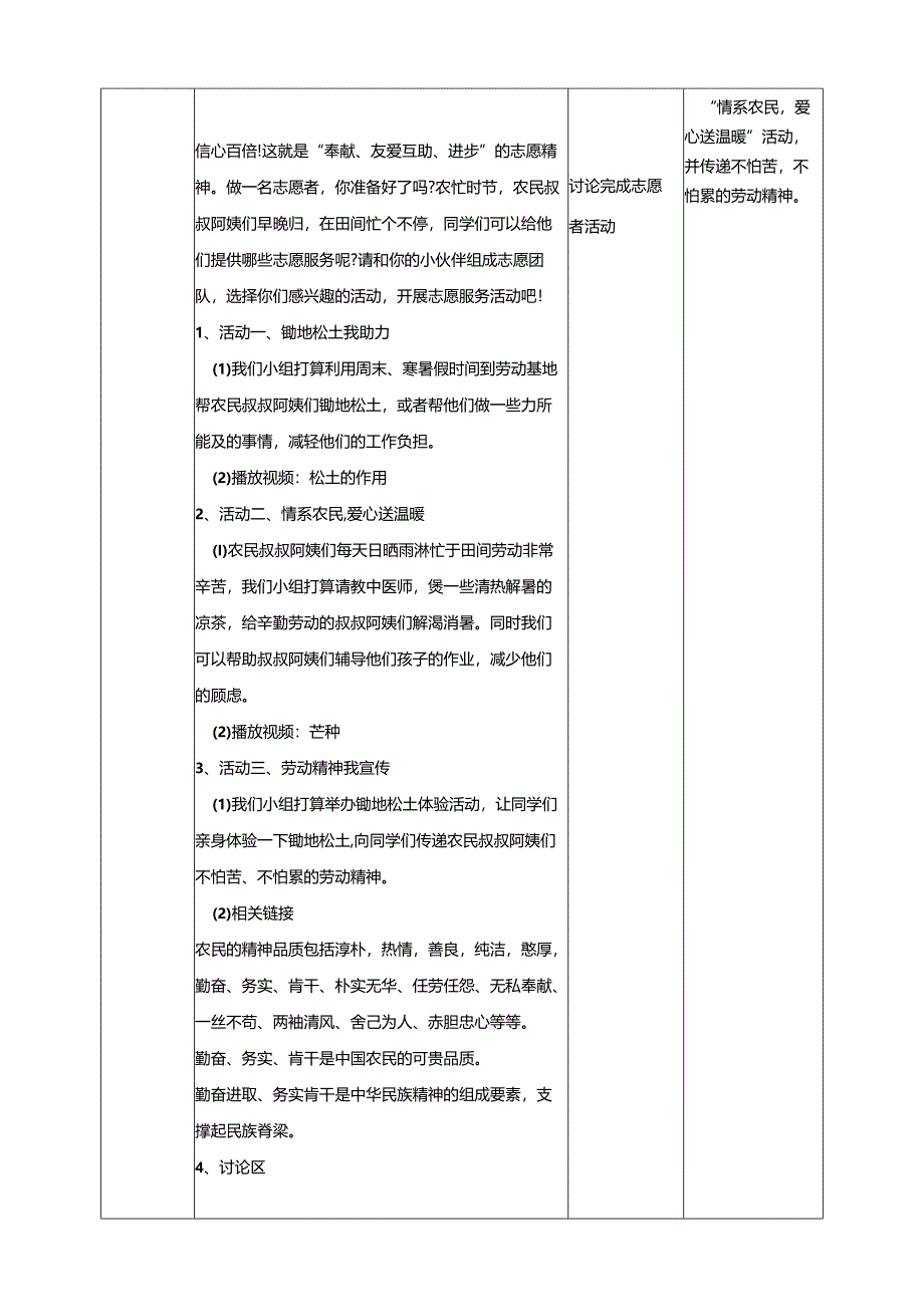 广州版初中综合实践活动劳动八年级下册 主题一 锄地松土不怕累（第二课时） 教学设计.docx_第3页