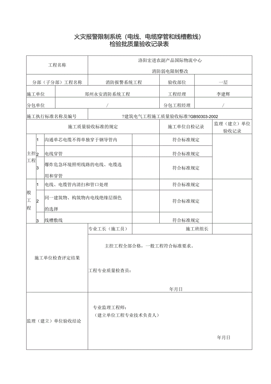 306681_火灾自动报警系统全部检验批质量验收记录表.docx_第2页