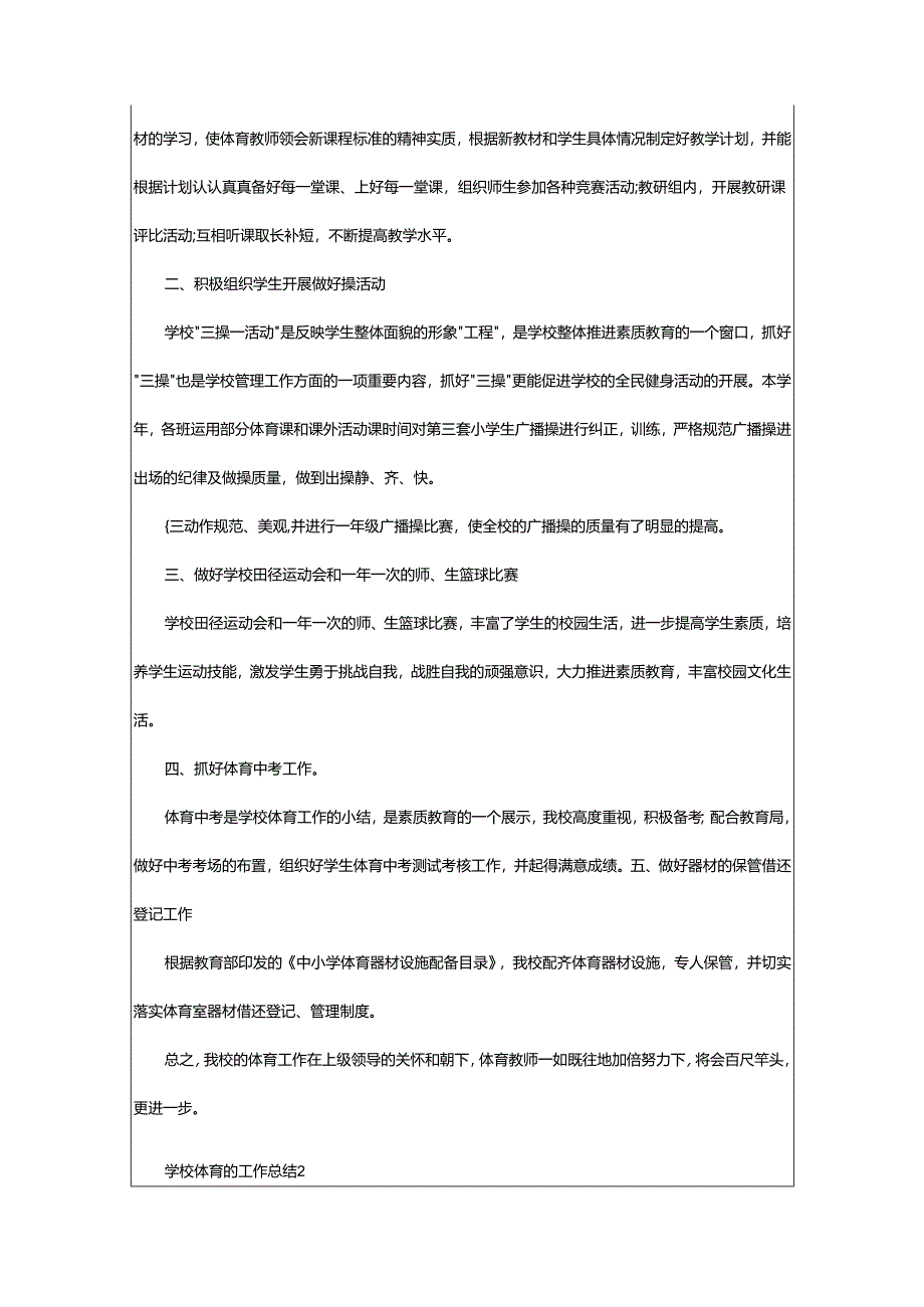 2024年学校体育的工作总结.docx_第2页