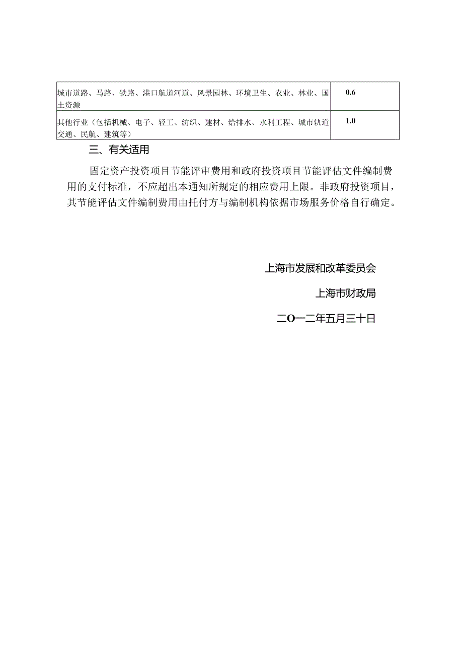 上海市节能评审和节能评估文件编制费用支付标准【沪发改环资(2024)043号】.docx_第3页