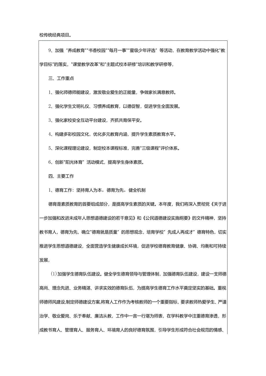 2024年小学春季学校工作计划.docx_第2页