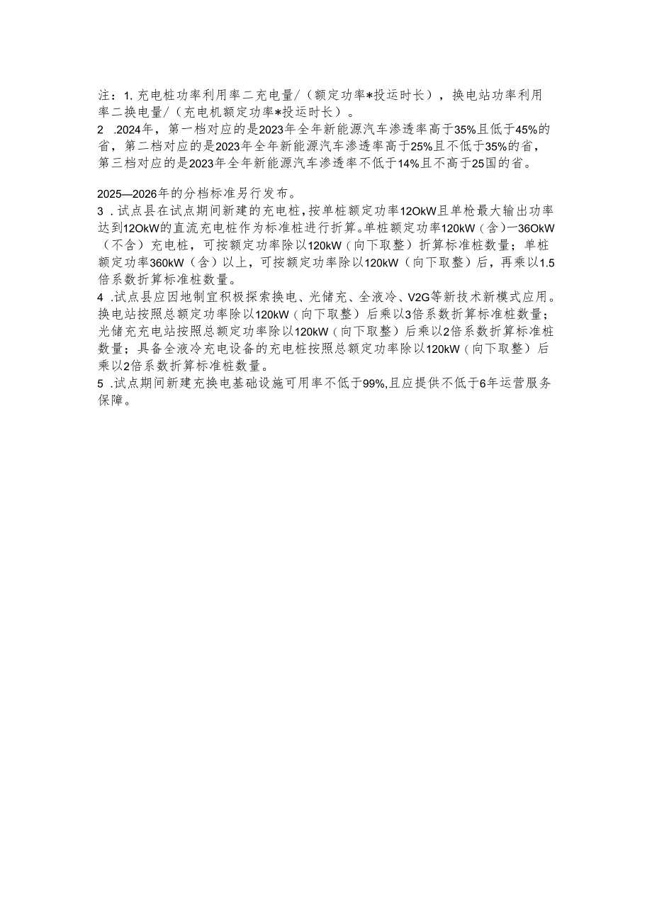 县域充换电设施补短板第一批试点县年度考核指标及奖励标准.docx_第2页