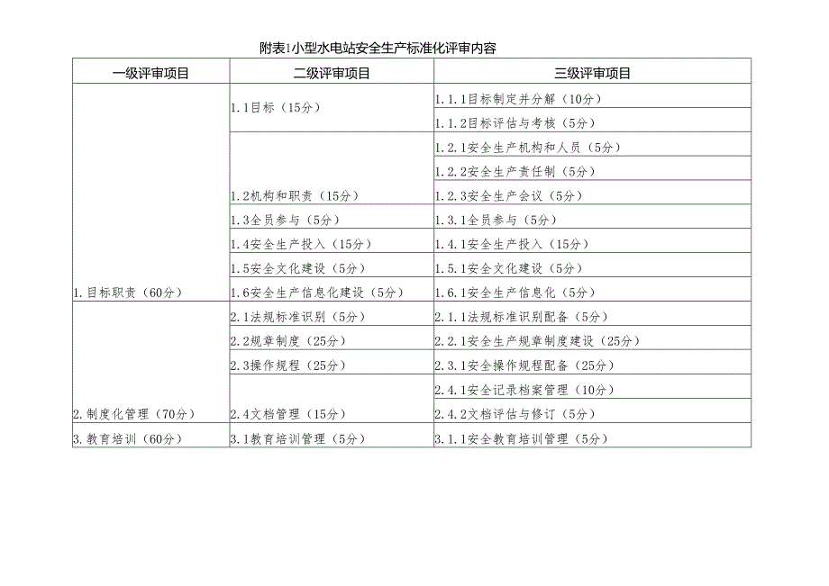 甘肃小型水电站安全生产标准化评审细则.docx_第1页