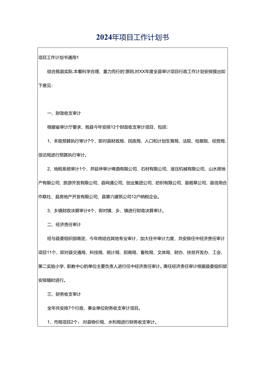 2024年项目工作计划书.docx_第1页