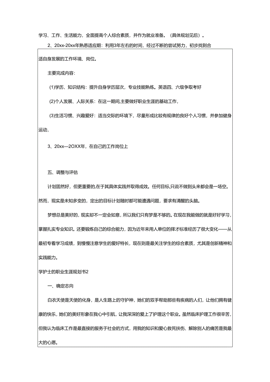 2024年学护士的职业生涯规划书.docx_第2页