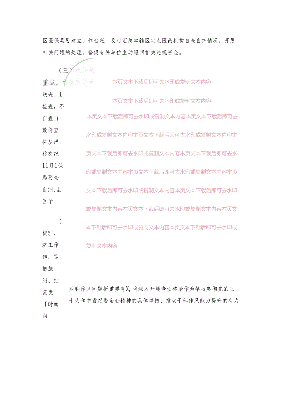 2024关于医保领域腐败问题和不正之风集中整治实施方案（范本）.docx_第3页