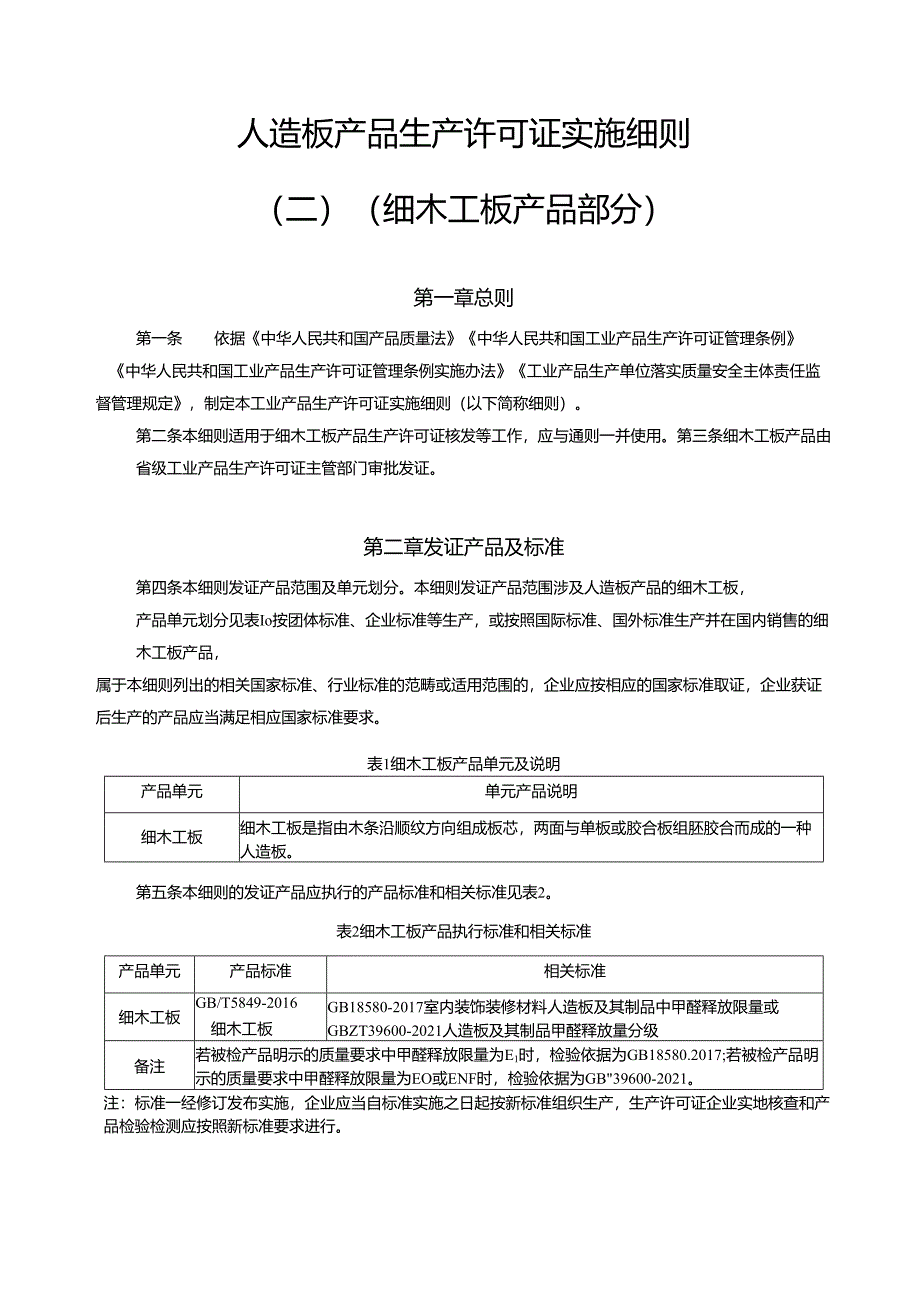 人造板产品生产许可证实施细则（细木工板产品部分）.docx_第3页