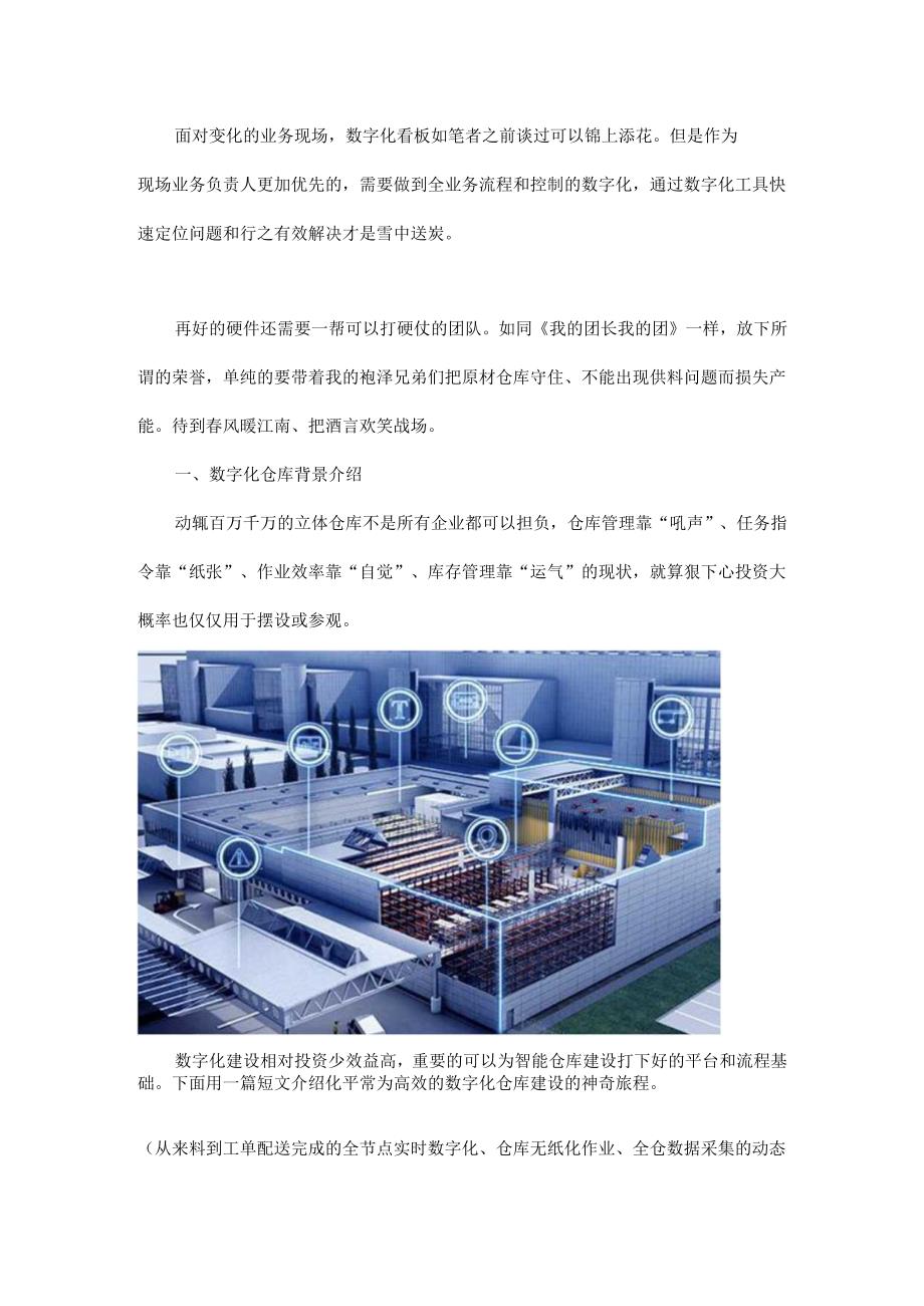 制造业数字化仓库建设的神奇之旅！.docx_第1页