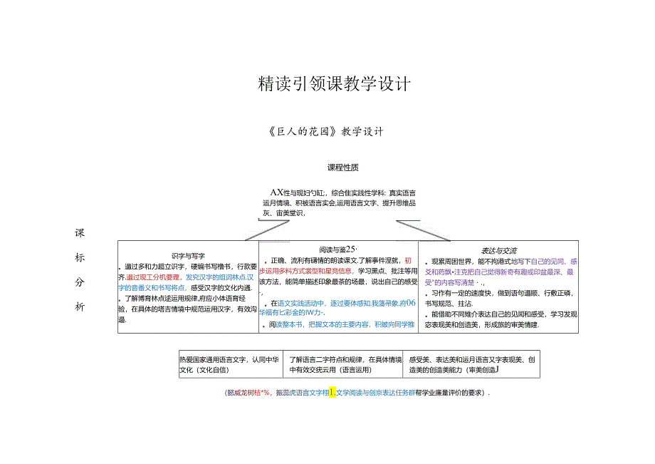 精读引领课：《巨人的花园》教学设计.docx_第1页