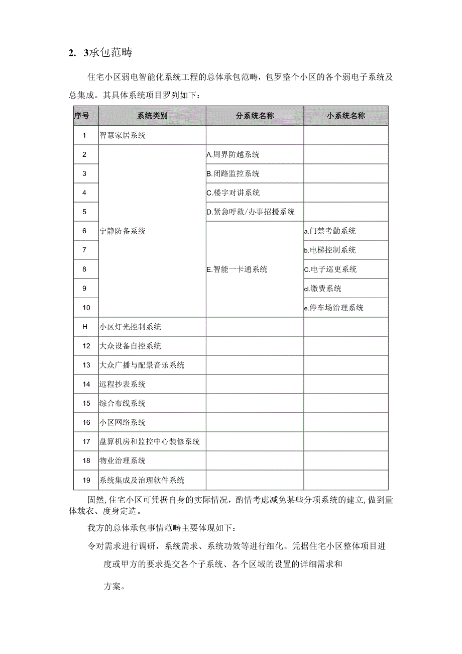 智慧小区总体承包方案书.docx_第3页