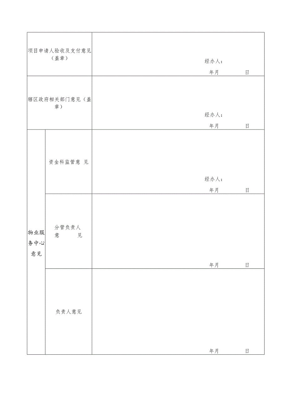 住宅专项维修资金使用项目验收申请审核表模板.docx_第3页