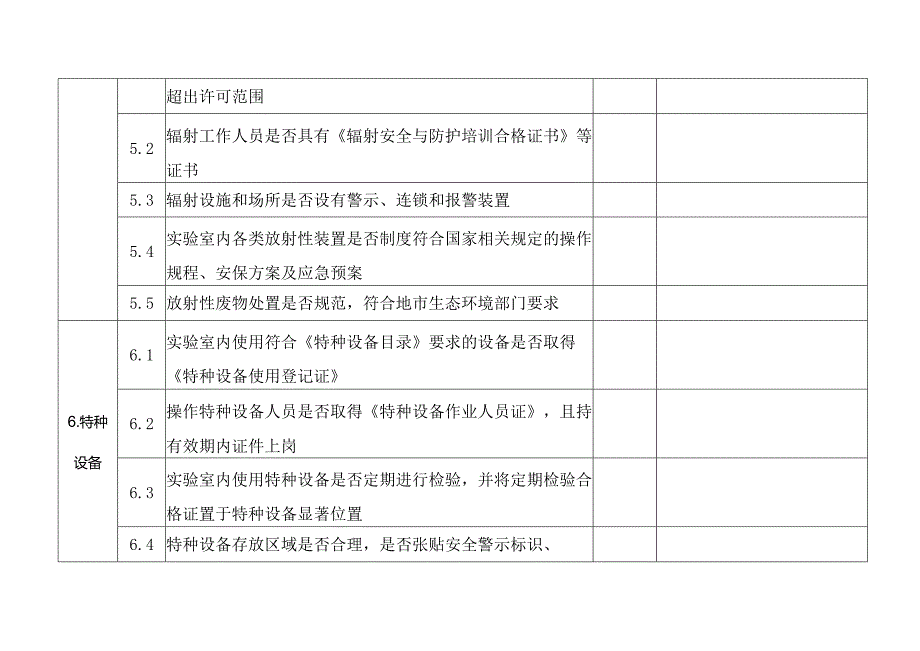 新学期实验室安全启用自查项目表.docx_第3页