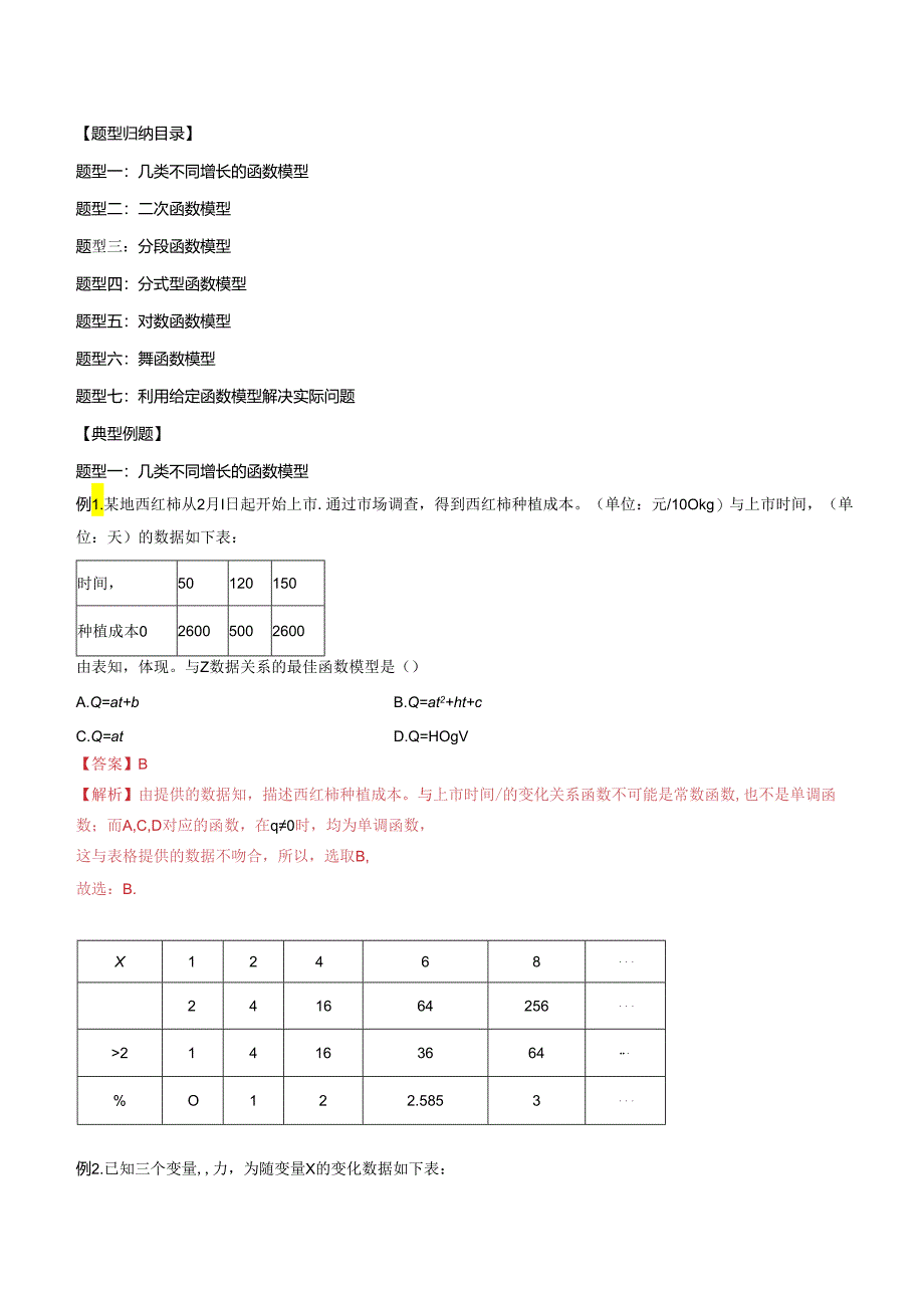 微专题18 函数的应用（解析版）.docx_第2页