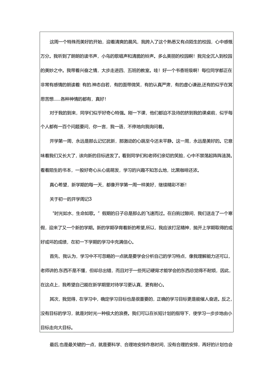 2024年初一的开学周记.docx_第2页