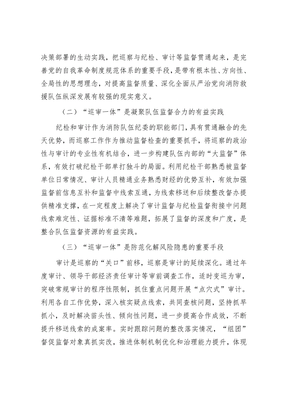 关于深化巡察与审计监督联动模式的调研与思考&在村级巡察工作动员会上的讲话.docx_第2页