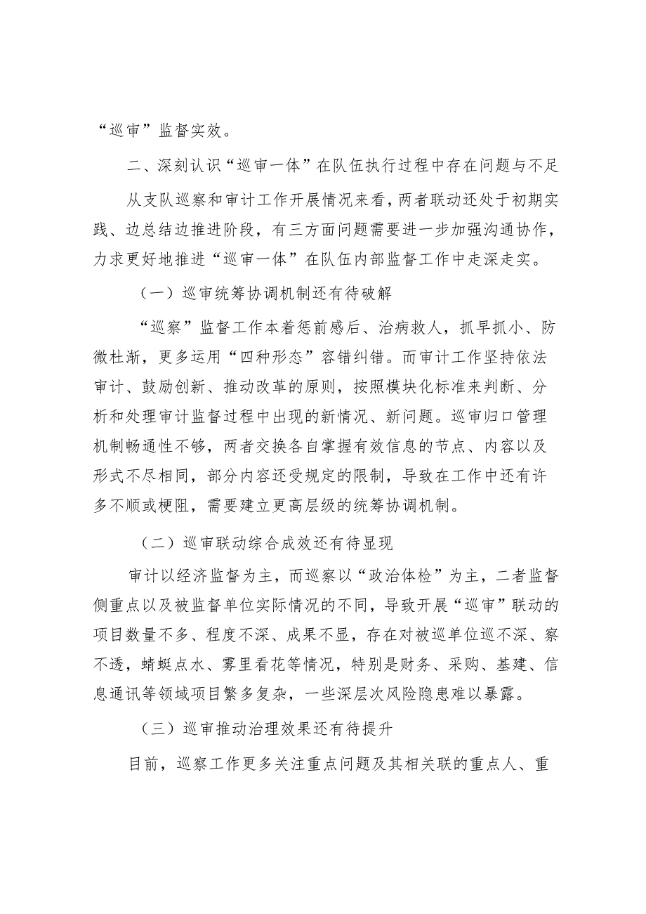 关于深化巡察与审计监督联动模式的调研与思考&在村级巡察工作动员会上的讲话.docx_第3页