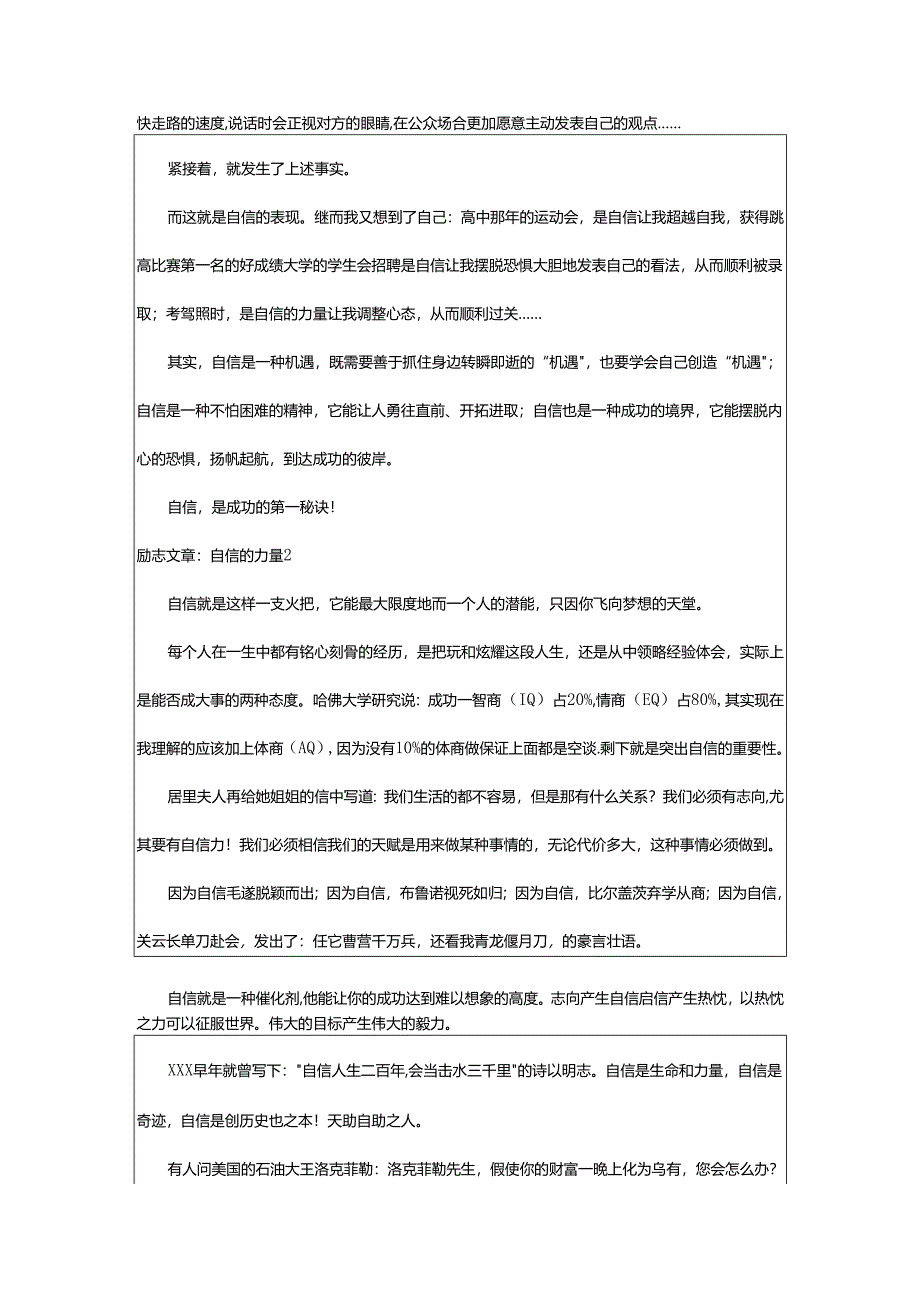 2024年励志文章：自信的力量.docx_第2页