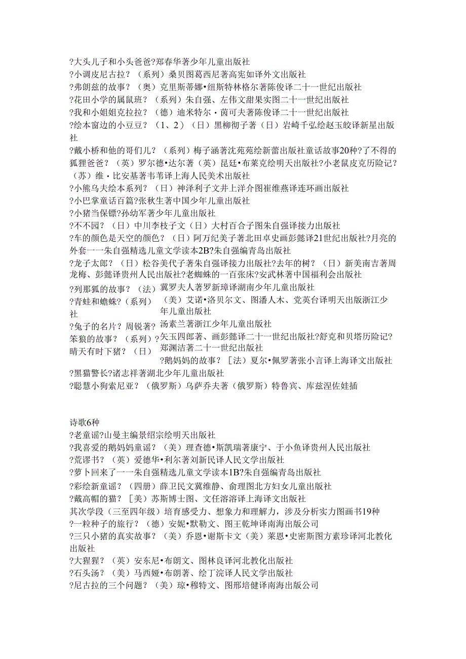 300册不能错过的深度阅读儿童文学作品.docx_第3页