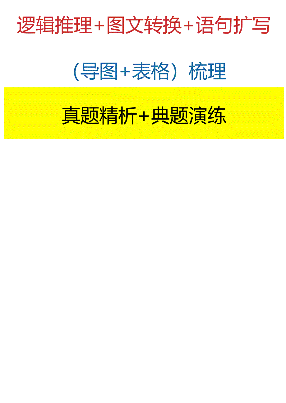 语用题【逻辑推理+图文转换+语句扩写】（导图+表格）梳理附（真题精析+典题演练）.docx_第2页