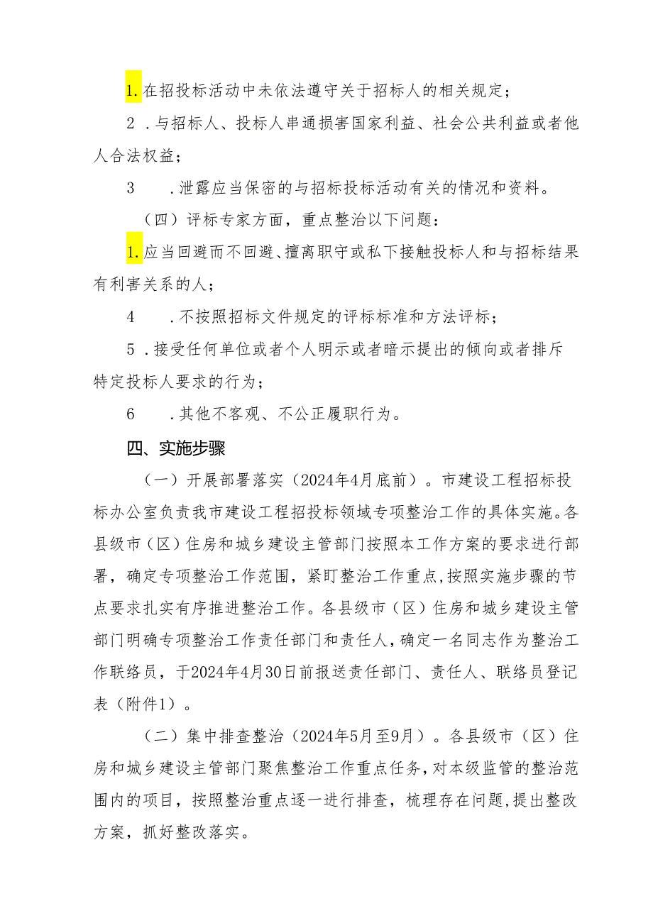 苏州市工程建设招投标领域专项整治实施方案.docx_第3页