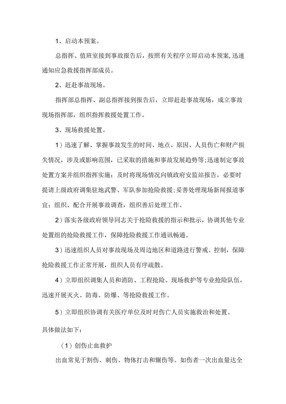 生产安全事故应急救援预案模板.docx_第3页