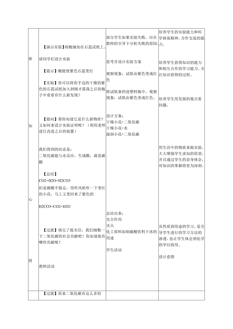 黑龙江-现场课教学设计-二氧化碳和一氧化碳-冷晶.docx_第3页