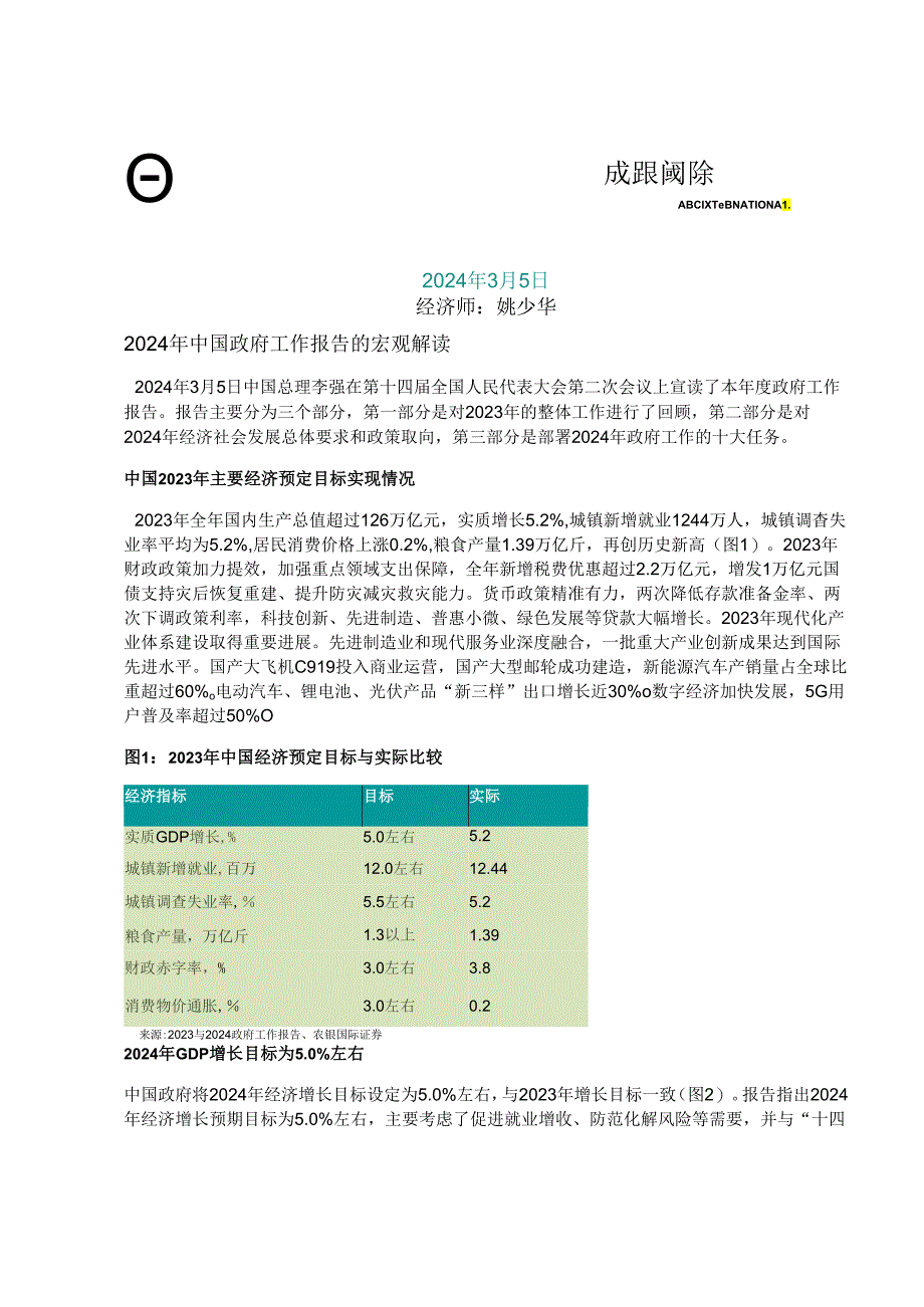 【研报】2024年中国政府工作报告宏观、投资策略及行业分析.docx_第3页