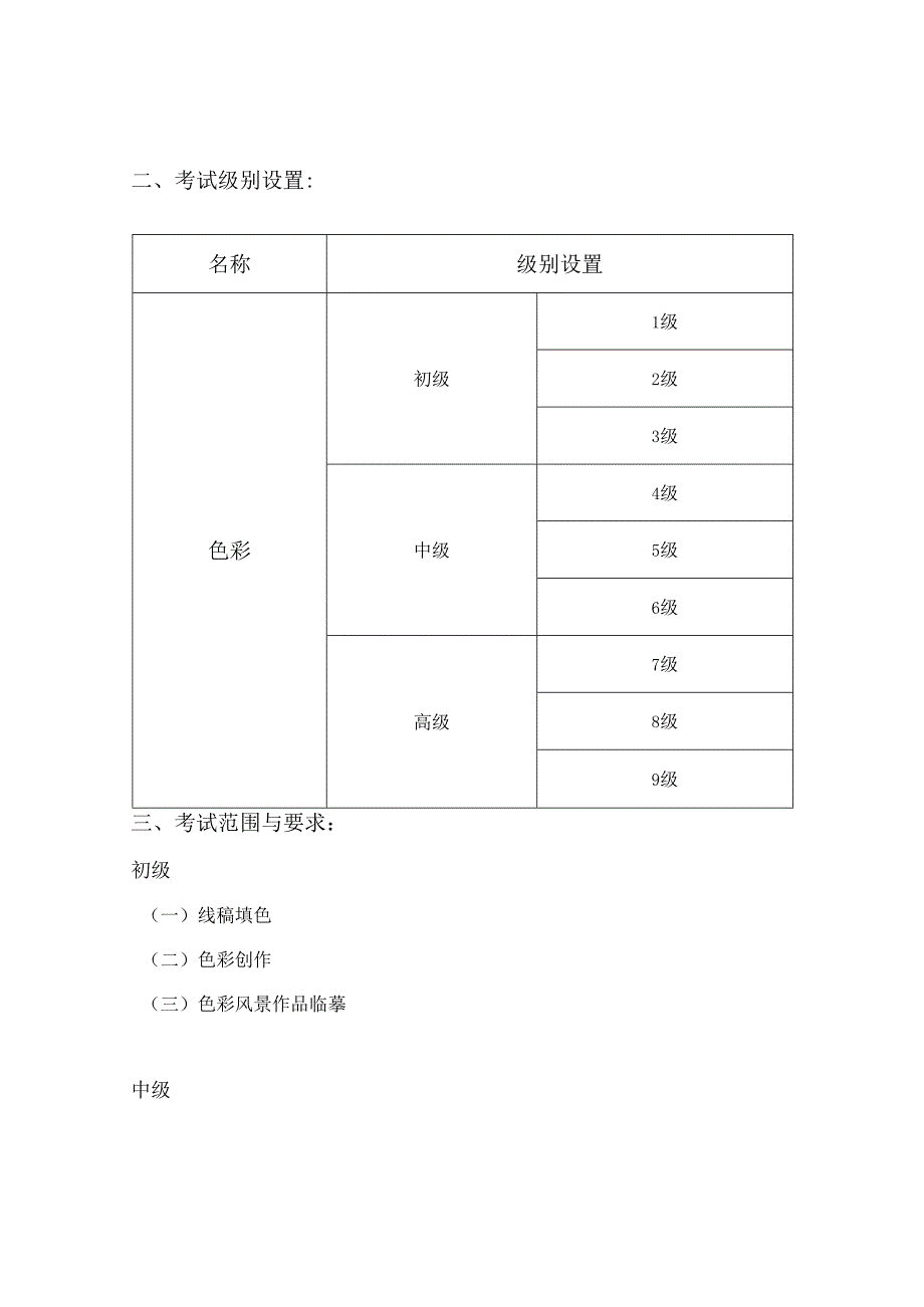 书画等级考试色彩大纲2023版.docx_第3页