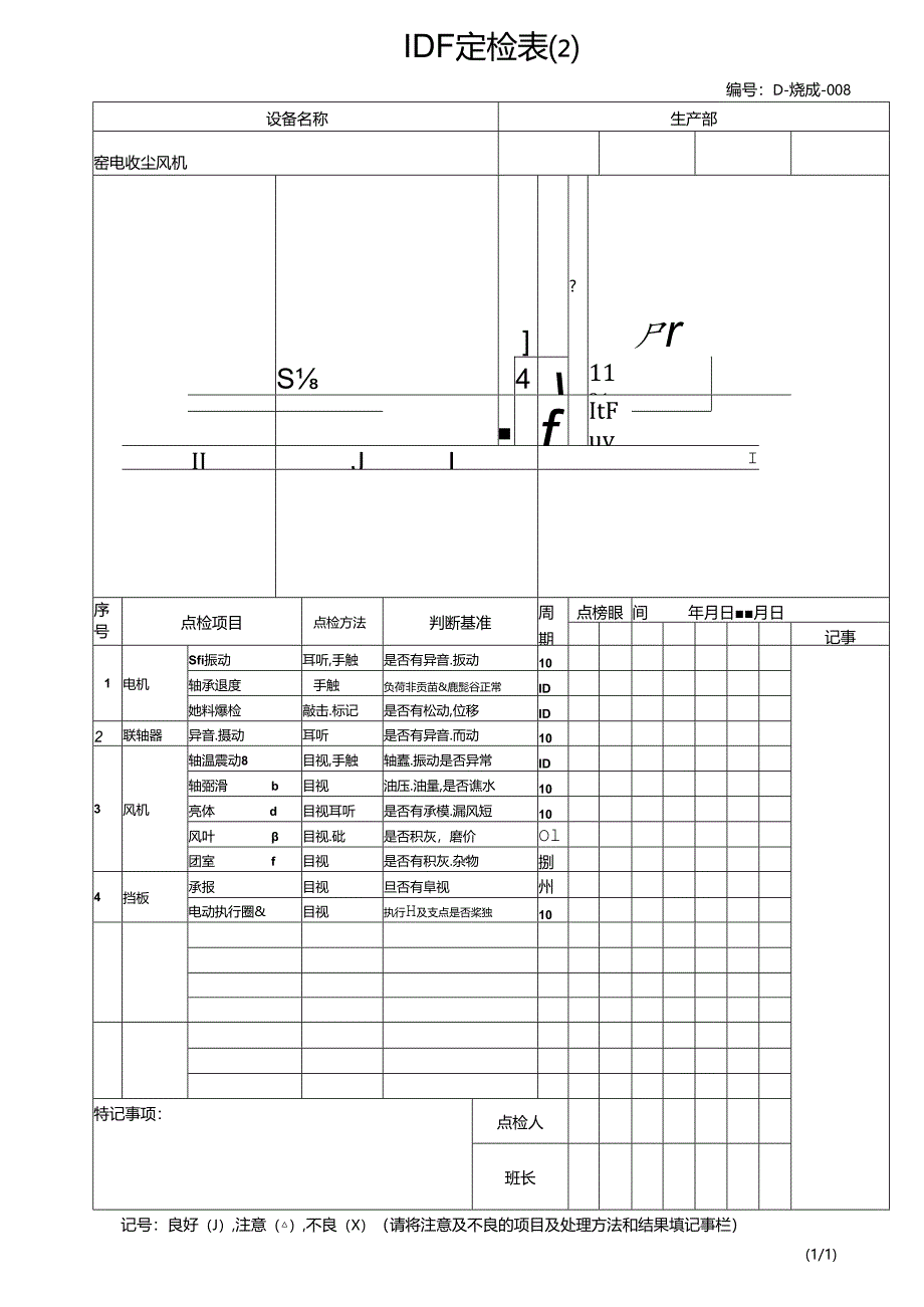 窑电收尘风机定检表.docx_第1页