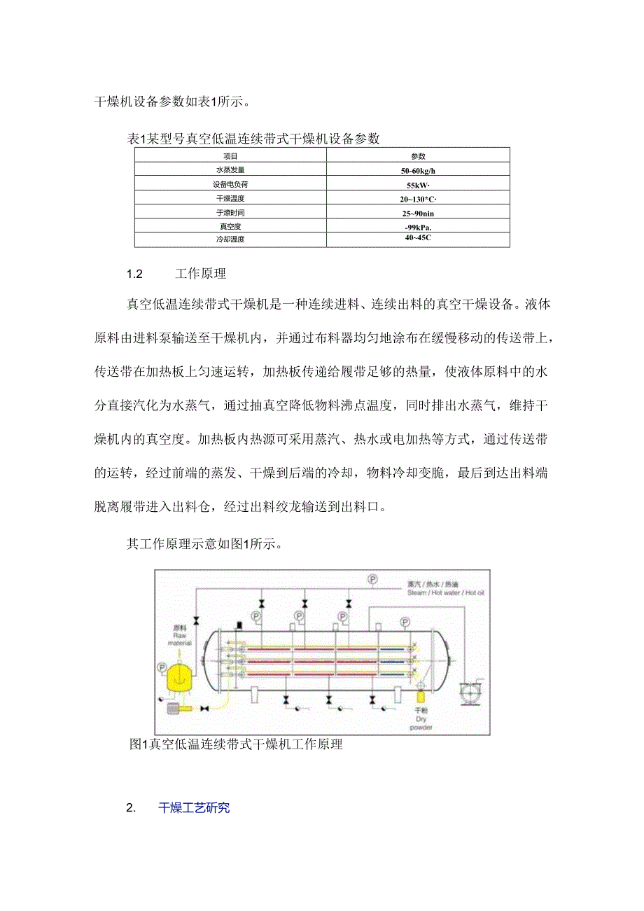 真空低温连续带式干燥在黄葵胶囊中间体稠膏干燥中的应用研究.docx_第2页