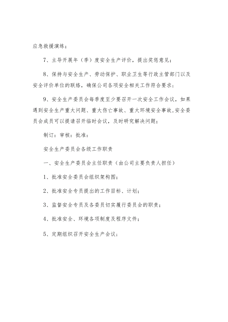 公司安全委员会工作职责（5页）.docx_第2页