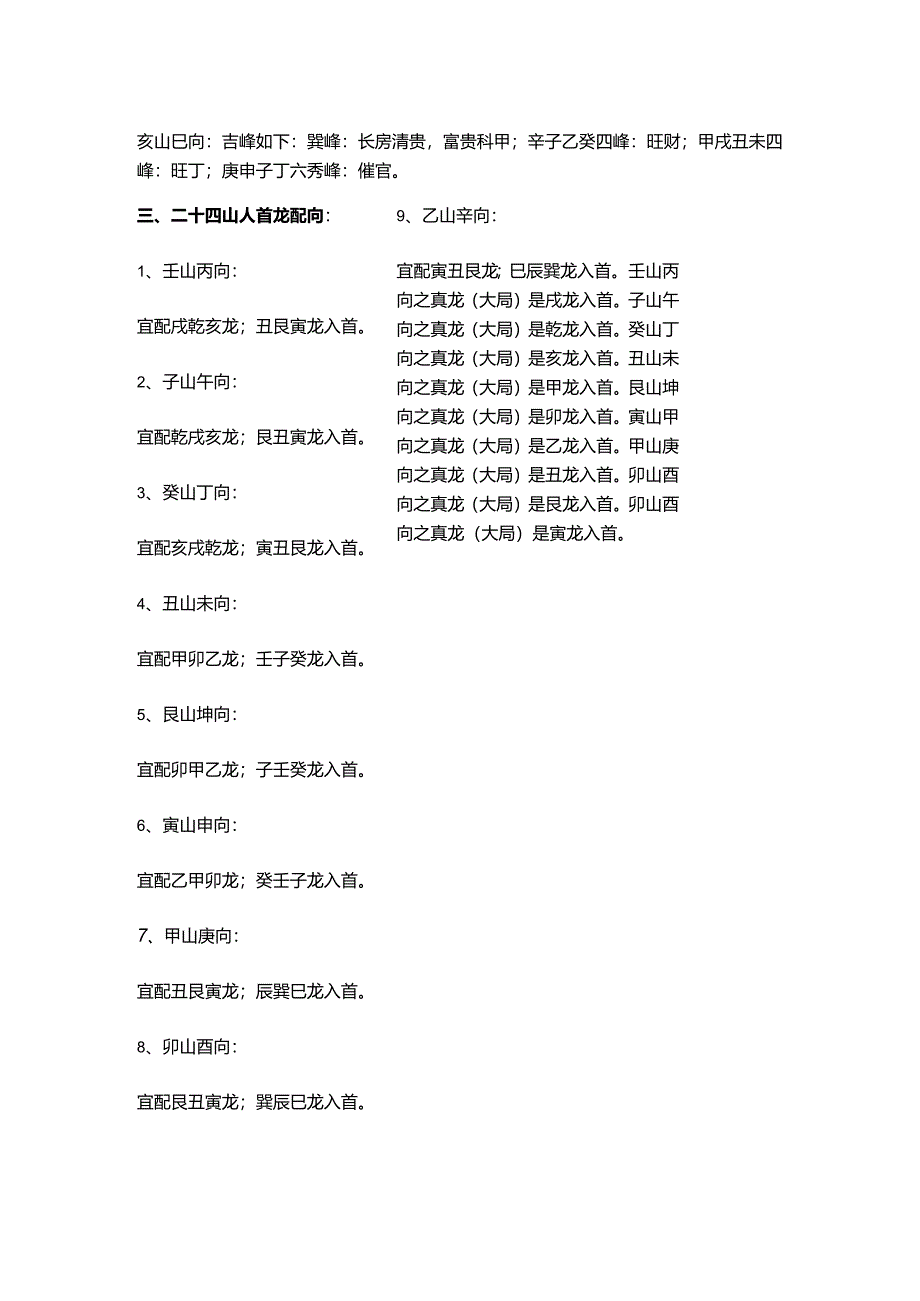 二十四山入首龙配向及吉峰.docx_第3页