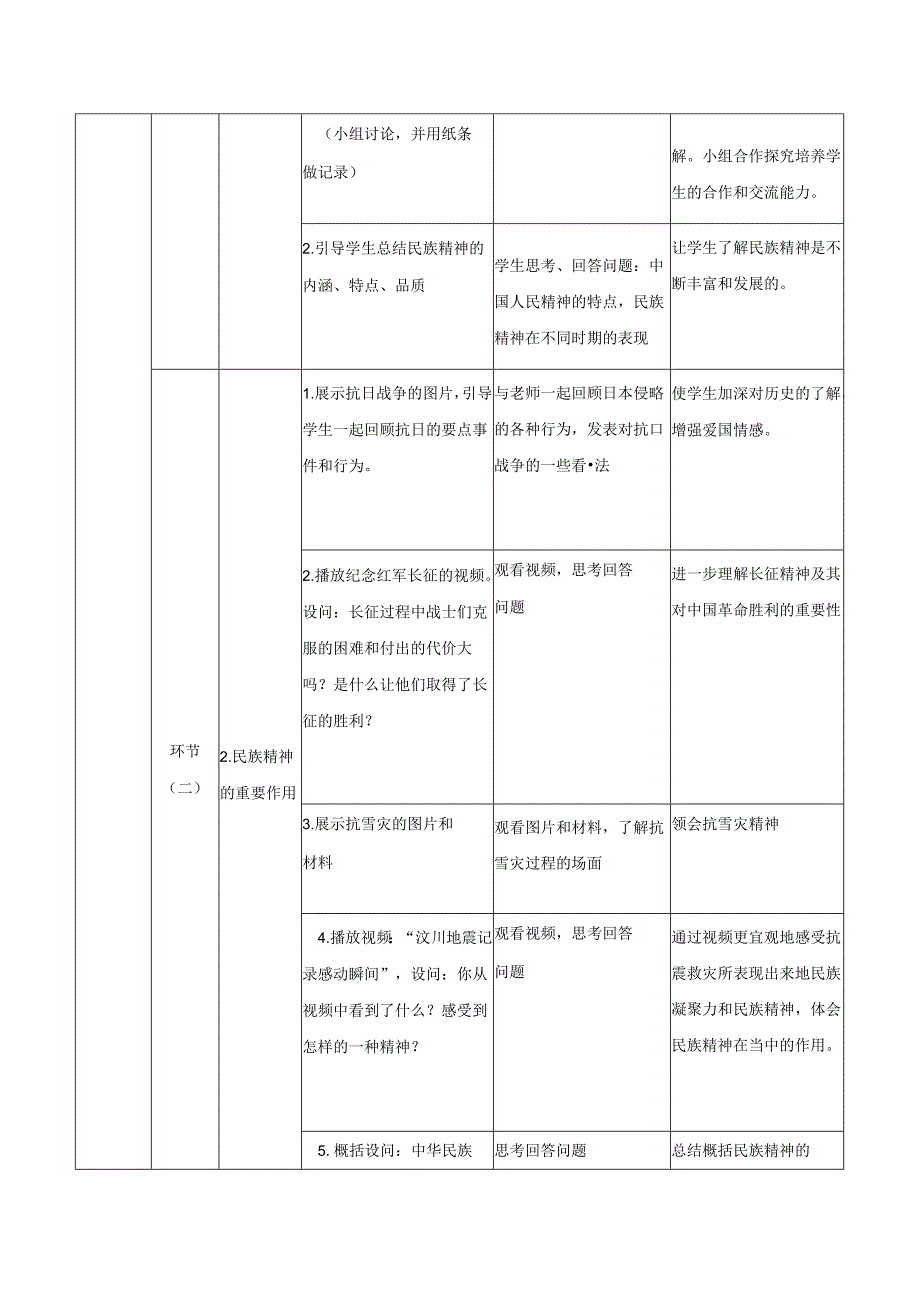 9年级上册道德与法治部编版教案《凝聚价值追求》 .docx_第3页