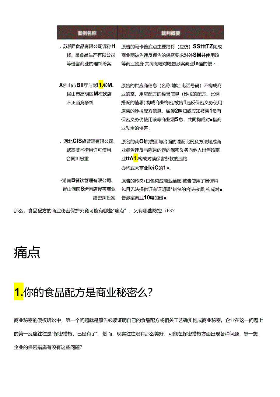 食品配方商业秘密保护：四大痛点 + N个TIPs.docx_第2页